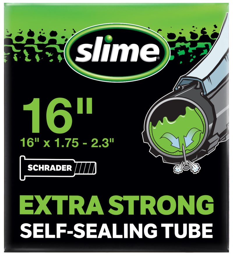 Slime Extra Stong Self-Sealing Tube 16" x 1.75-2.3" Schrader - Image 1